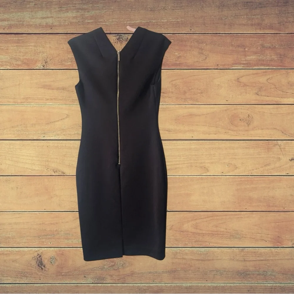 Ted Baker 'Bejewelled Shadows' Print Front Body-Con Dress - Picture 9 of 12